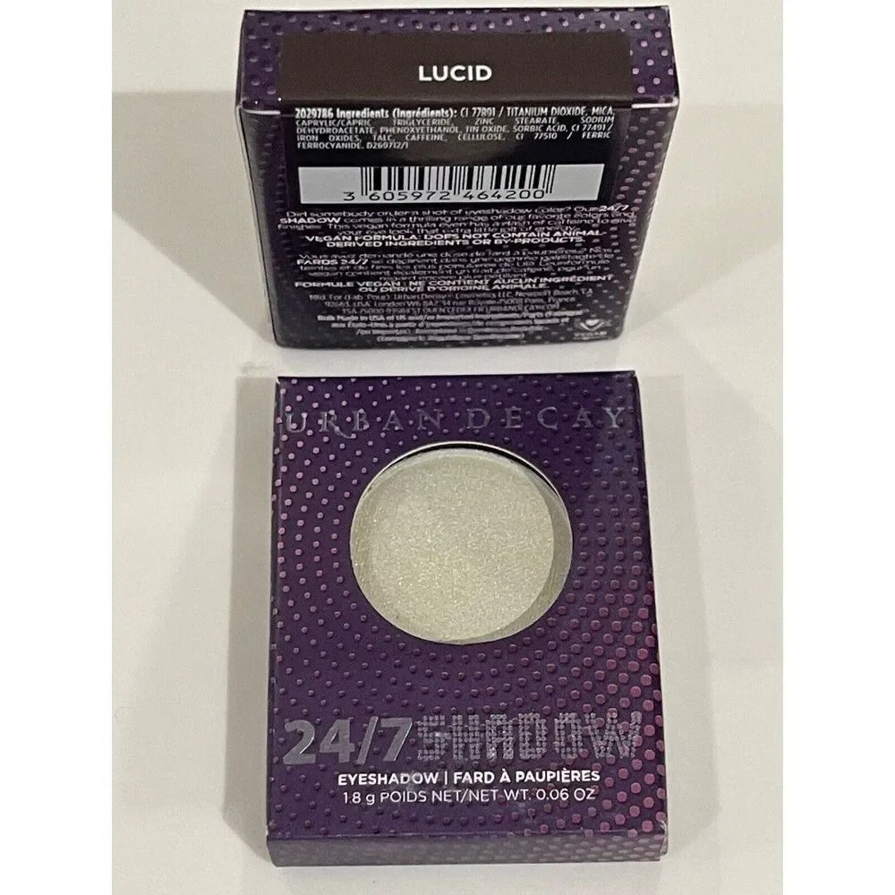 Lot of 2 Urban Decay 24/7 Vegan Eyeshadow Lucid 0.06 Oz New